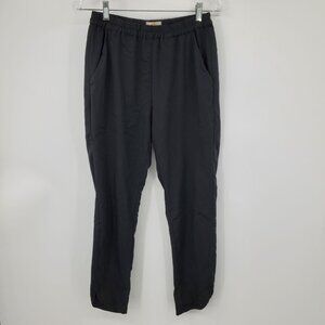 Marine Layer Women's Black Allison Curved Hem Pull On Casual‎ Pants Small